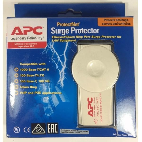 12. APC PNET 1GB-B APC PNET 1GB Surge Protector / LAN Arrester