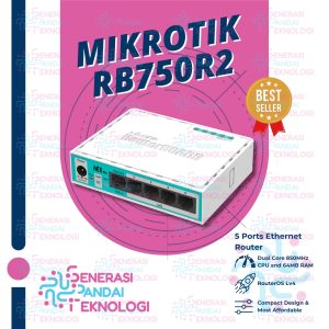 MIKROTIK RB750R2 (HEX LITE) 5 Ports Ethernet Router