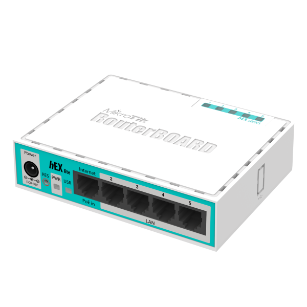 MIKROTIK RB750R2 (HEX LITE) 5 Ports Ethernet Router