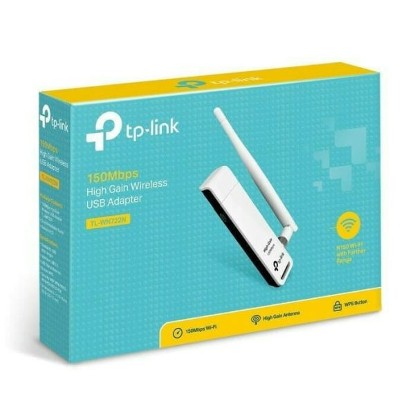 TP-LINK TL-WN722N High Gain Wireless USB Adapter