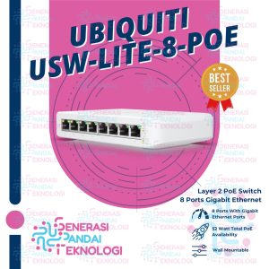 UBIQUITI USW-LITE-8-POE Unifi PoE Switch Lite 8 Ports