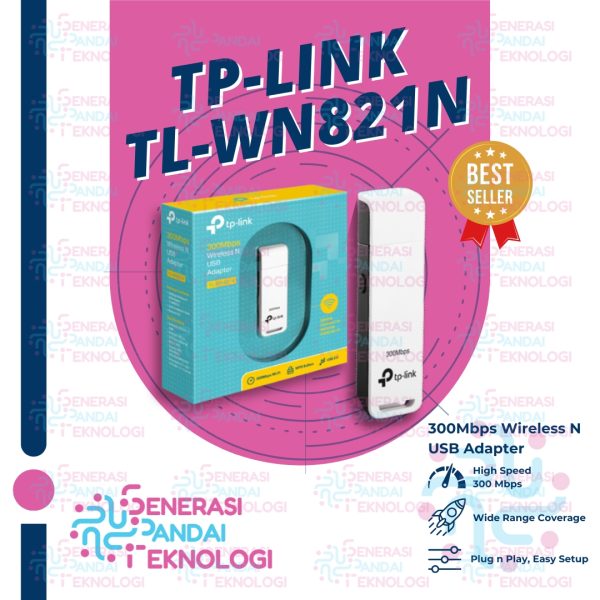TP-LINK TL-WN821N 300Mbps Wireless N USB Adapter