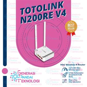 TOTOLINK N200RE V4 Router Wireless N Mini 300Mbps