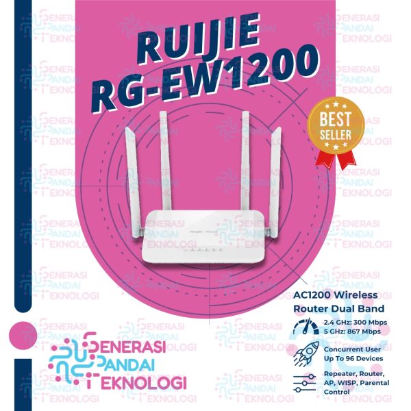 RUIJIE EW-1200 AC1200 Dual Band Wireless Router