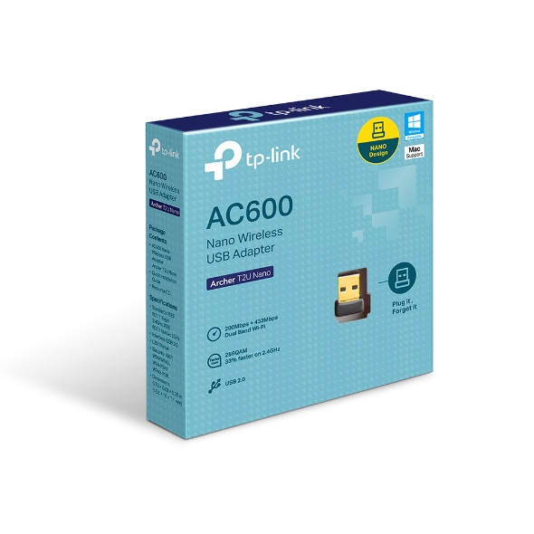 TP-LINK ARCHER T2U NANO AC600 Nano Wireless USB Adapter