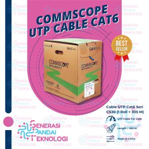 AMP / COMMSCOPE LAN CABLE UTP CAT6 ORIGINAL (1 ROLL)