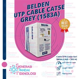 BELDEN LAN CABLE UTP CAT5E GREY (1583A) ORIGINAL (1 ROLL)