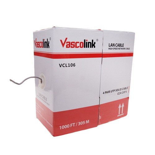 VASCOLINK LAN CABLE UTP CAT6 ORIGINAL (1 ROLL)