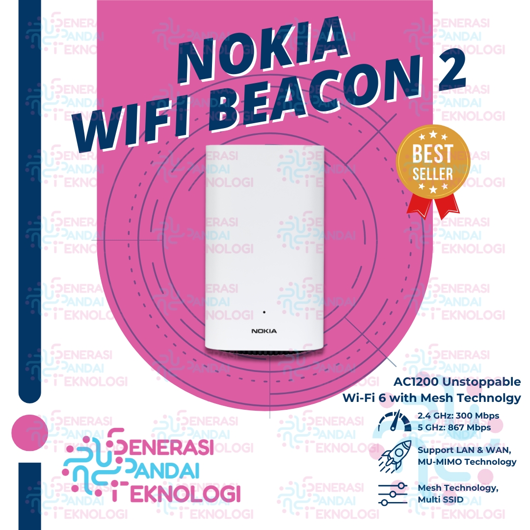 NOKIA WIFI BEACON 2 Home Wifi Gateway - Mesh Router Extender Repeater ...