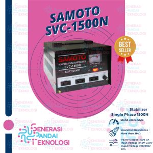 SAMOTO SVC-1500N STABILIZER 1500VA Stavol Listrik SMT Svc Avr 1500N