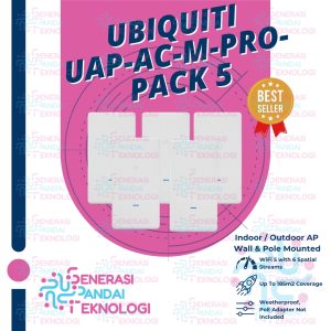 UBIQUITI UAP-AC-M-PRO-PACK5 UNIFI AP AC MESH PRO UAP-AC-MESH-PRO (1 PACK ISI 5 PCS)