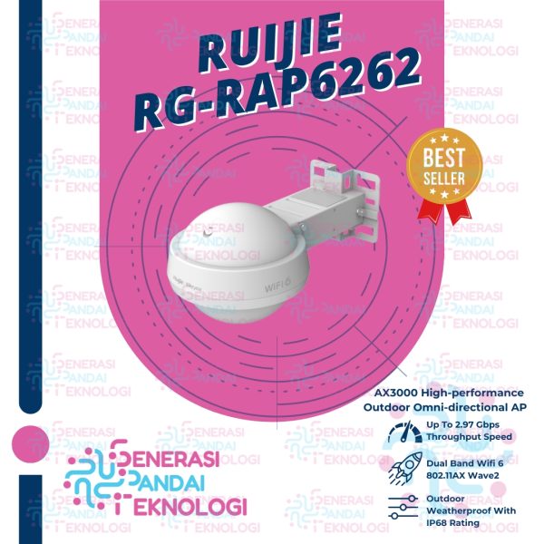 RUIJIE RG-RAP6262 Wi-Fi 6 AX3000 Outdoor Access Point High Performance Omni-Directional