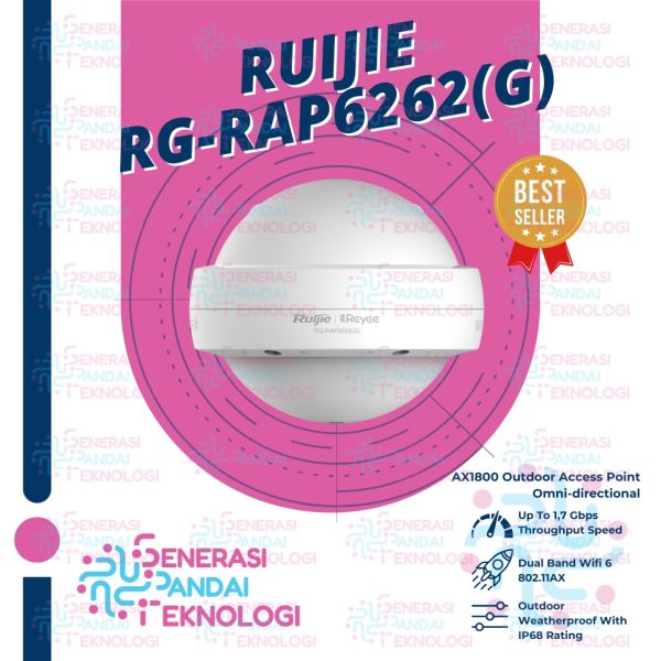 RUIJIE RG-RAP6262(G) Wi-Fi 6 AX1800 Outdoor Access Point Omni-Directional