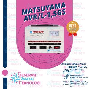 MATSUYAMA AVR/L-1.5GS Stabilizer Listrik Stavol Listrik Stavolt 1500 Watt