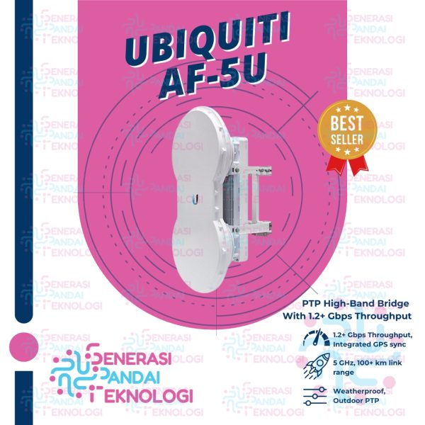 UBIQUITI AF-5U Airfiber 5U PTP High Band Bridge 1,2+ Gbps Throughput Rate
