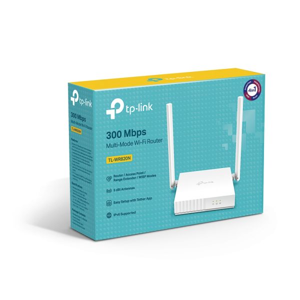 TP-LINK TL-WR820N 300 Mbps Multi Mode Wireless Router Wifi