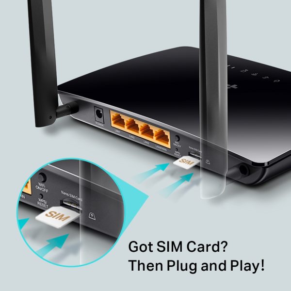 TP-LINK TL-ARCHER MR400 4G Modem Router AC1200 Wireless Dual Band Gigabit 4G LTE Router Direct Simcard / Bisa Colok Simcard