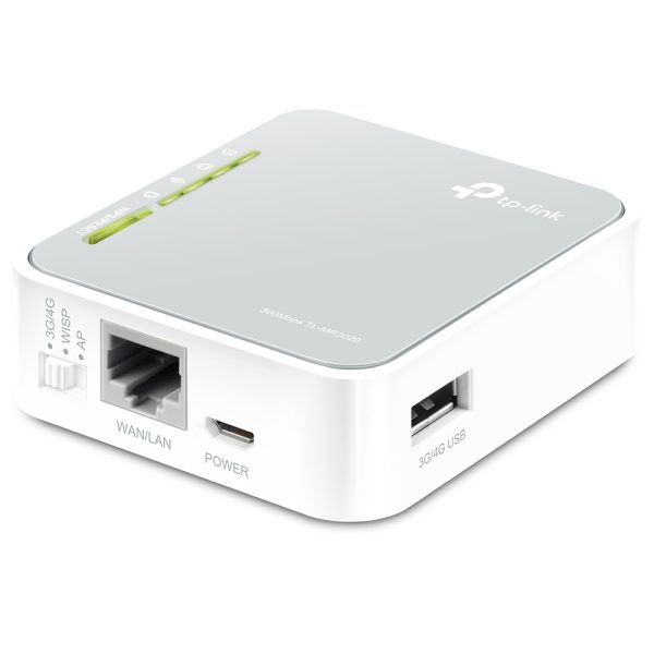TP-LINK TL-MR3020 Portable 3G/4G Wireless N Router 3G Router 4G Router (GA BISA COLOK SIMCARD TAPI BISA COLOK USB MODEM)
