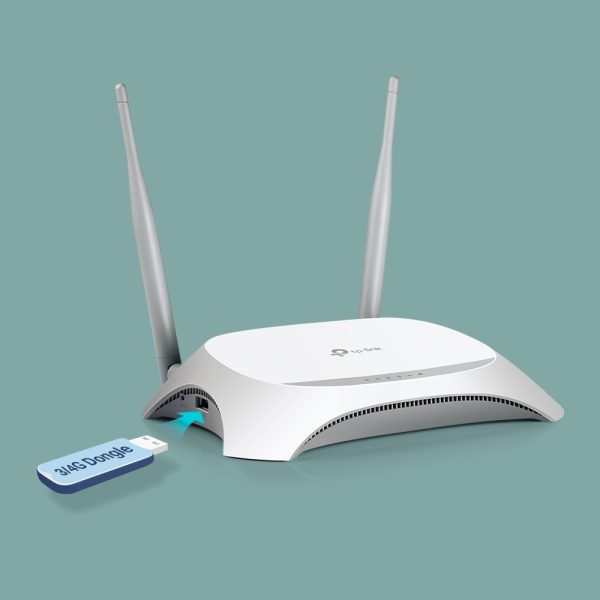 TP-LINK TL-MR3420 300Mbps Wireless N Router 3G/4G Wireless N Router (GA BISA COLOK SIMCARD TAPI BISA COLOK USB MODEM)