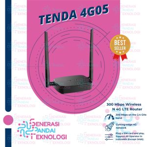 TENDA 4G05 N300 Wi-Fi 4G LTE Router SIM Card Direct Sim Card / Bisa Colok Simcard