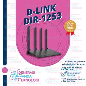 D-LINK DIR-1253 Wireless AC1200 MU-MIMO Wi-Fi Gigabit Router