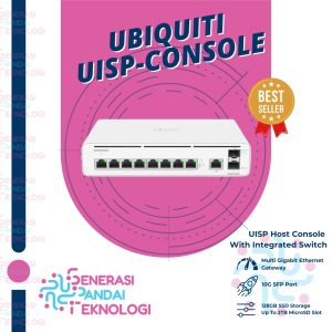 UBIQUITI UISP CONSOLE UISP Host Console With Integrated Switch and Multi Gigabit Ethernet Gateway.