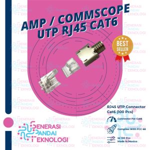AMP COMMSCOPE CAT6 CONNECTOR CAT 6 RJ45 ORIGINAL