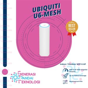 UBIQUITI U6 MESH UNIFI ACCESS POINT WIFI 6 MESH U6-MESH