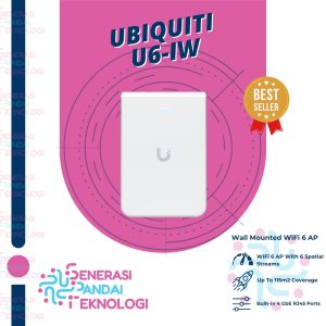 UBIQUITI U6 IW UNIFI ACCESS POINT WIFI 6 IN-WALL U6-IW