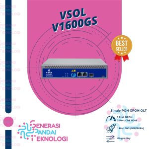 VSOL V1600GS Single GPON OLT V-SOL GPON OLT V1600GS 1 PORT - No Fan