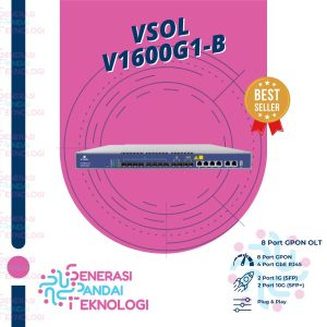 VSOL V1600G1-B GPON OLT 8 PON Layer 3 AC+DC Power Include SFP 9db 8 PORT - Include SFP 9dB : 8pcs