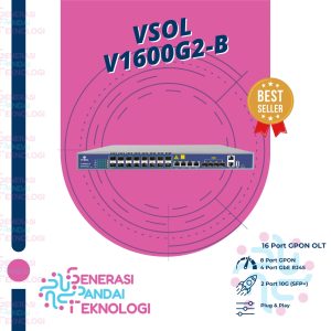VSOL V1600G2-B GPON OLT 16 PON Layer 3 AC+DC Power Include SFP 9db 16 PORT - Include SFP 9dB : 16pcs