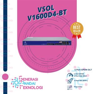 VSOL V1600D4-BT EPON OLT 4 Port Layer 3 Include SFP 9dB 4PORT EPON OLT L3 - Include SFP 9dB : 4pcs