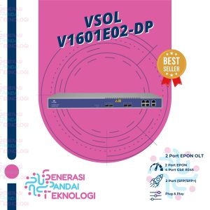 VSOL V1601E02-DP EPON OLT 2 PON Layer 3 Include SFP 9db AC+ DC Power 2 Ports