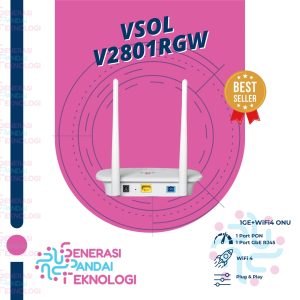 VSOL V2801RGW ONU XPON 1GE 1FE SINGLE BAND