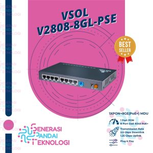 VSOL V2808-8GL-PSE XPON ONU MDU 8GE(PoE+) L2 Layer 2
